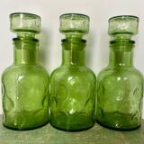 Frosted glass carafe bottle