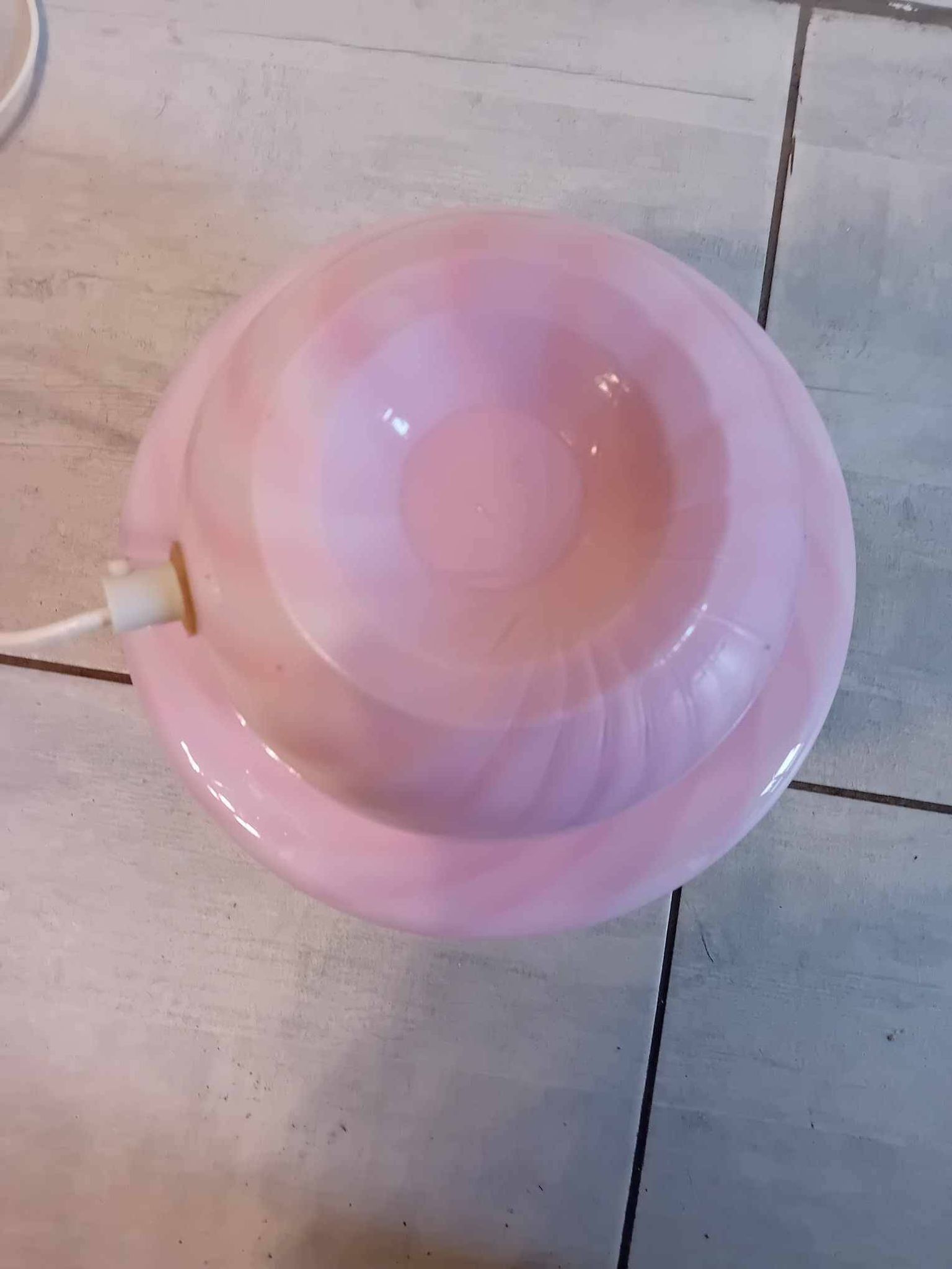Pink mushroom lamp MURANO 70's