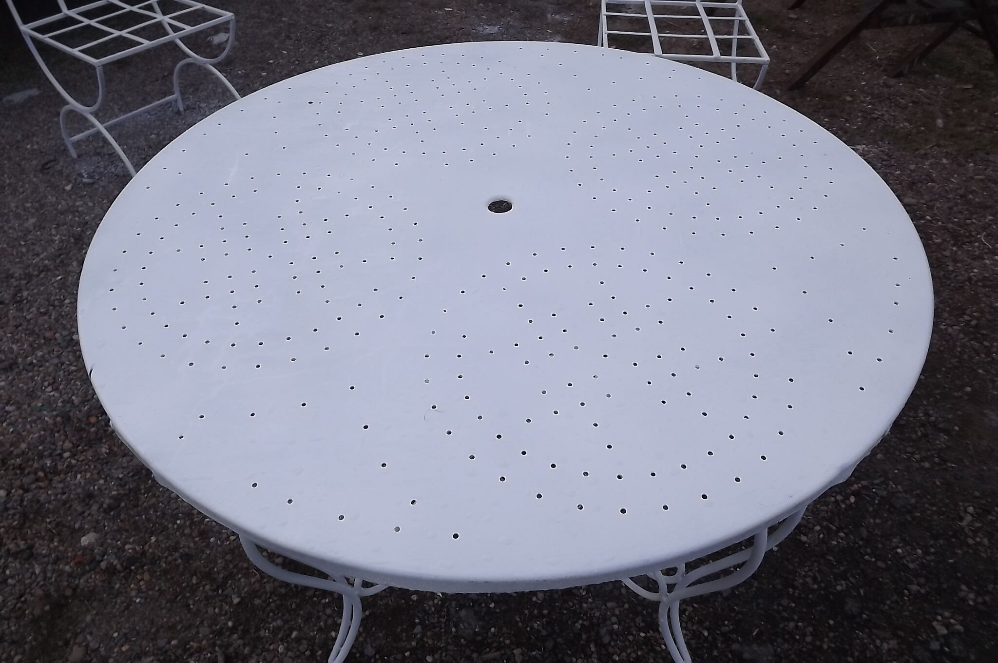 Iron garden furniture