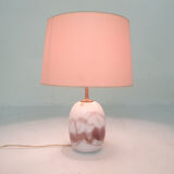 Michael Bang "Sakura" glass table light for Holmegaard, Denmark 1980's