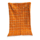 Authentic natural wool Beni Ourain rug in orange, 1.5/2.5 m.