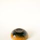 Ceramic vide-poche Fat Lava, yellow and black, 1970