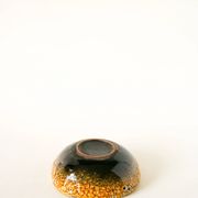 Ceramic vide-poche Fat Lava, yellow and black, 1970
