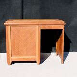 Small vintage desk in sapelli wood.