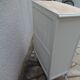 Small buffet, reimagined storage unit in beige.