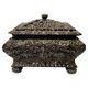 Coffre colonial en bois d'ébène