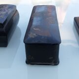 3 Napoleon III japanese laque boxes