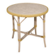 Table basse de jardin en osier, années 80
