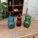 Set of 3 vintage jars 70s