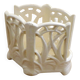 Openwork pot / letter holder in Art Nouveau ceramic