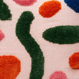 Love me & love me not handmade wool cushion cover 45 x 45 cm