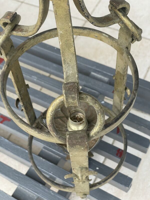 Old Outdoor Suspension Lamp