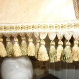 Classic lampshades in vellum and trimmings