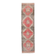 3x10 Red Brown Tribal Pattern Vintage Runner Rug, 78x305Cm