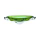 Green glass bowl, designed by J. Broz, Skrdlovice, Czechoslovakia, 1960s.