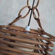 Suspension en rotin