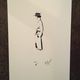 Chanel: fashion illustration representing the silhouette of Coco Chanel by Karl Lagerfeld