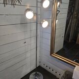 Lampadaire vintage eyeball pied tulipe en métal chromé