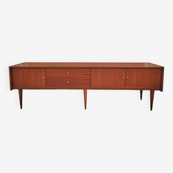 Scandinavian design sideboard in vintage teak