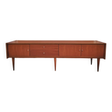 Scandinavian design sideboard in vintage teak