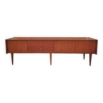 Scandinavian design sideboard in vintage teak