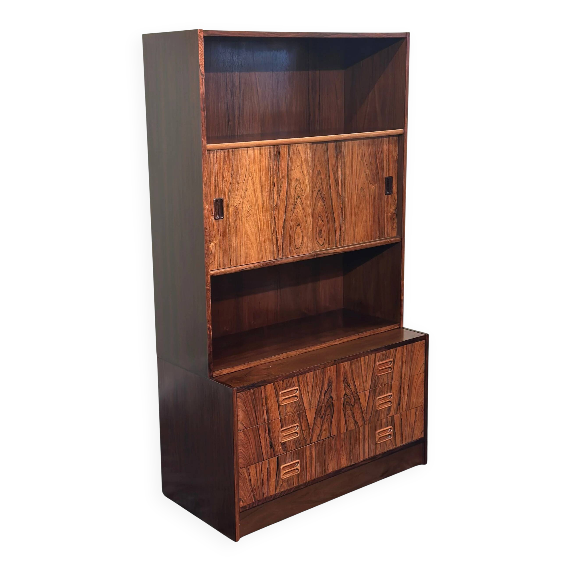 Rosewood high bookshelf