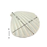 Boîte vintage en laiton en forme de coquillage