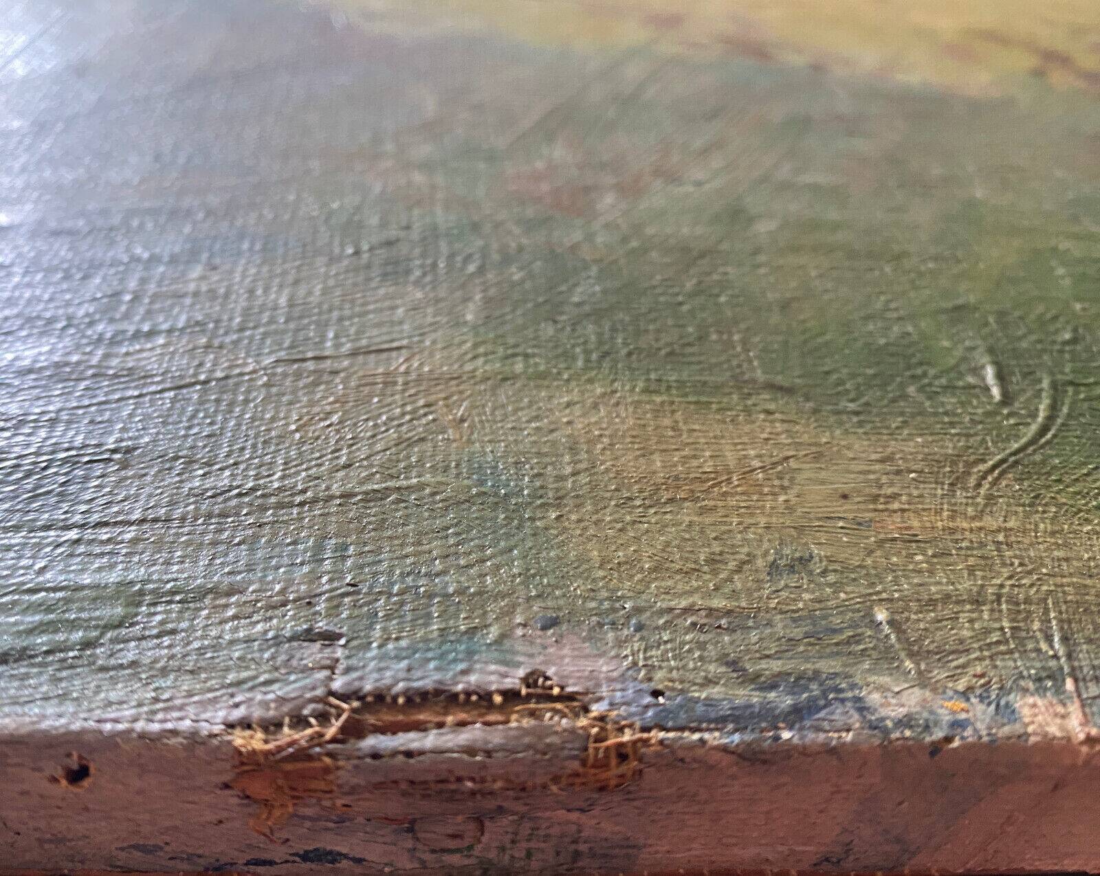 HST painting "A corner of Provence" impressionist nineteenth century signed?