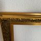 Gold leaf gilded frame for painting or print - 57 x 40 cm