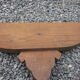 Old pediment in oak
