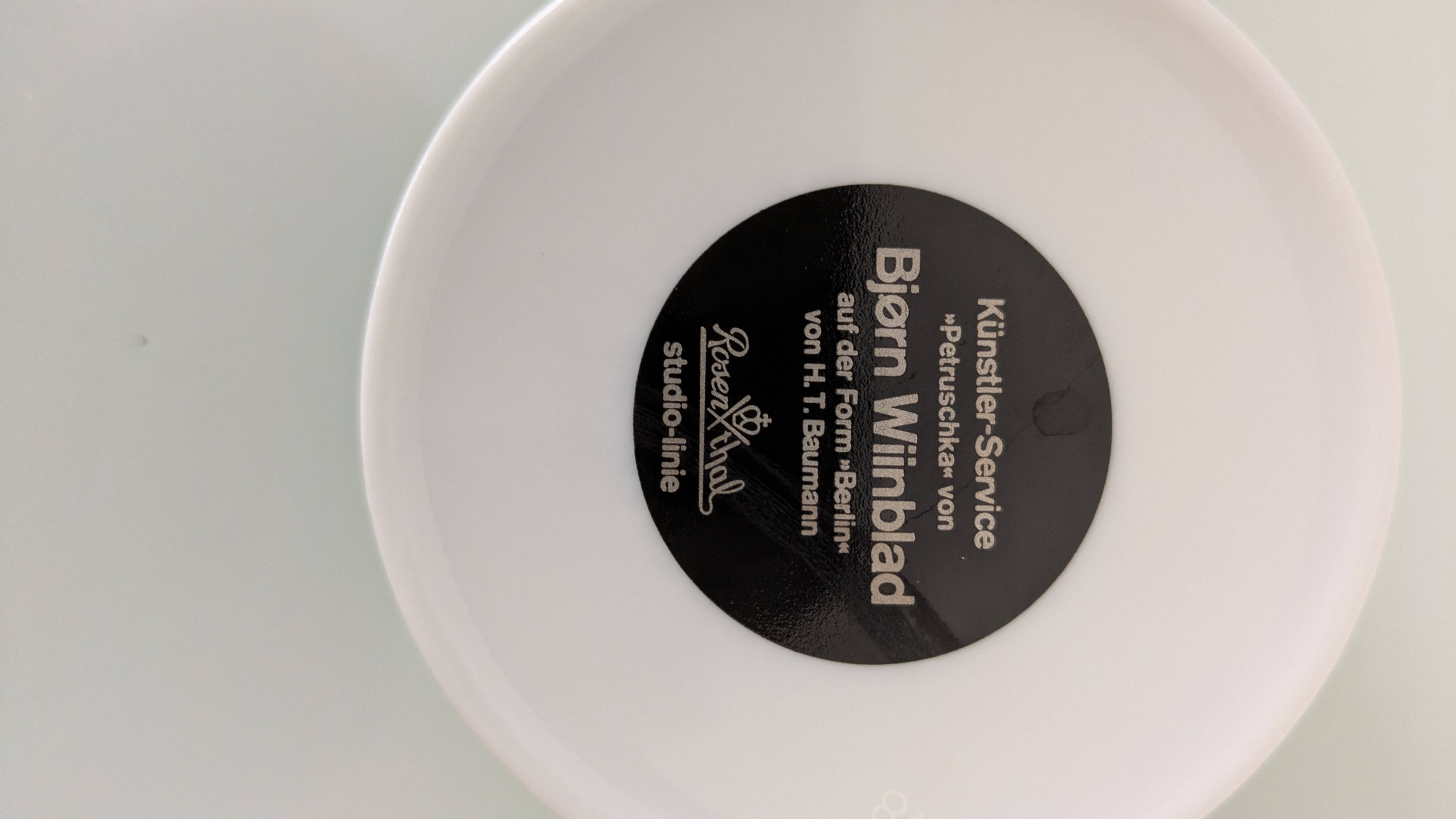 Coffee pot or teapot, sugar bowl and milk jug Petruschka Rosenthal