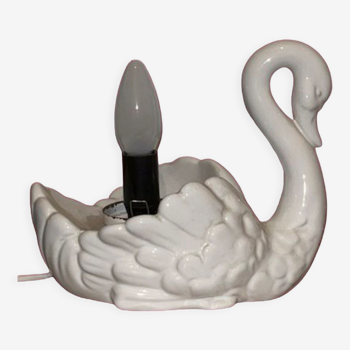 Lampe ancienne vintage cygne