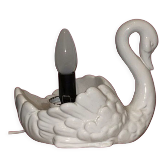 Lampe ancienne vintage cygne