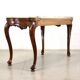 Baroque Venetian console in walnut, alabaster and marble, Italy 18th century.