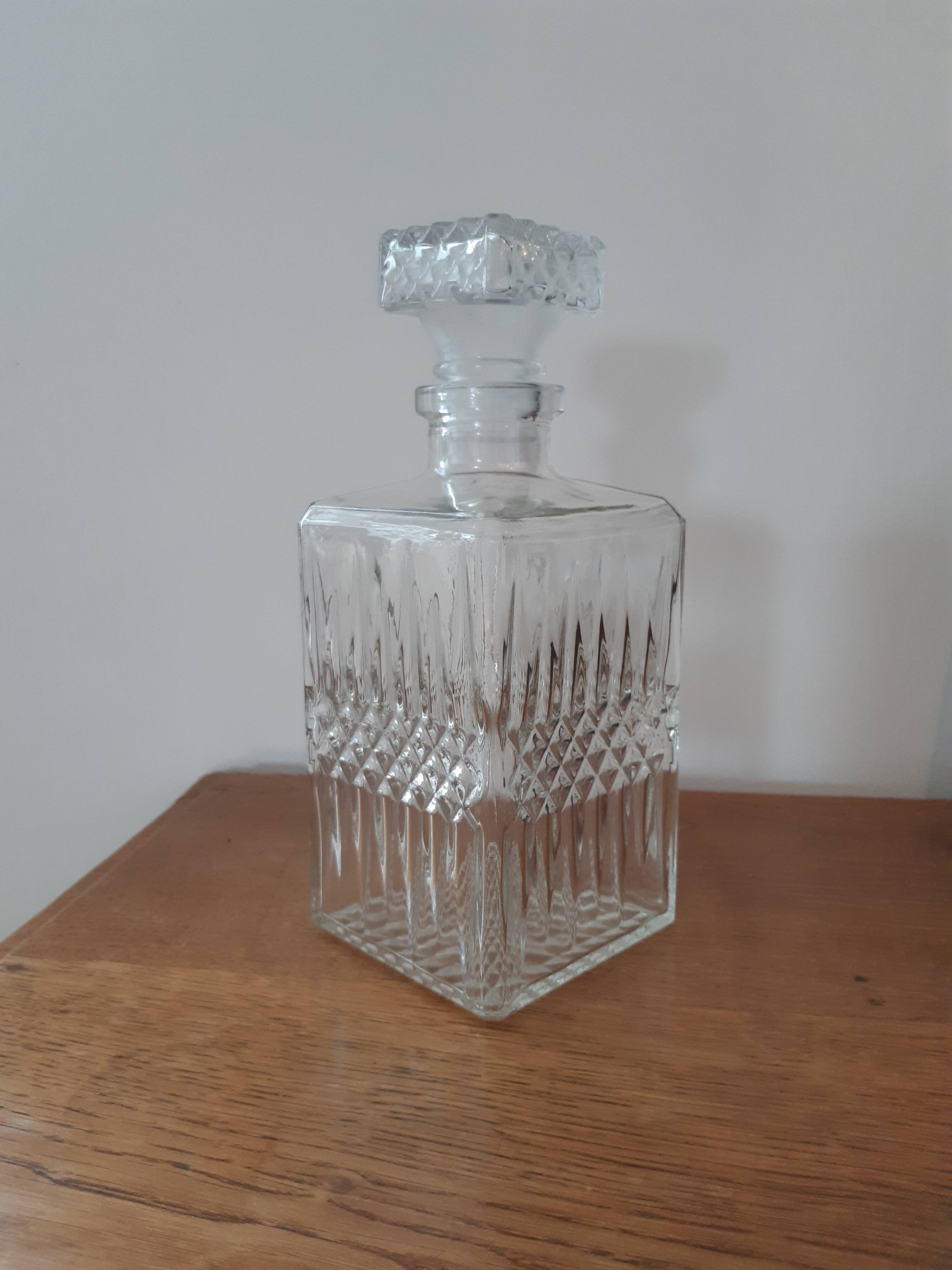 70s whisky carafe