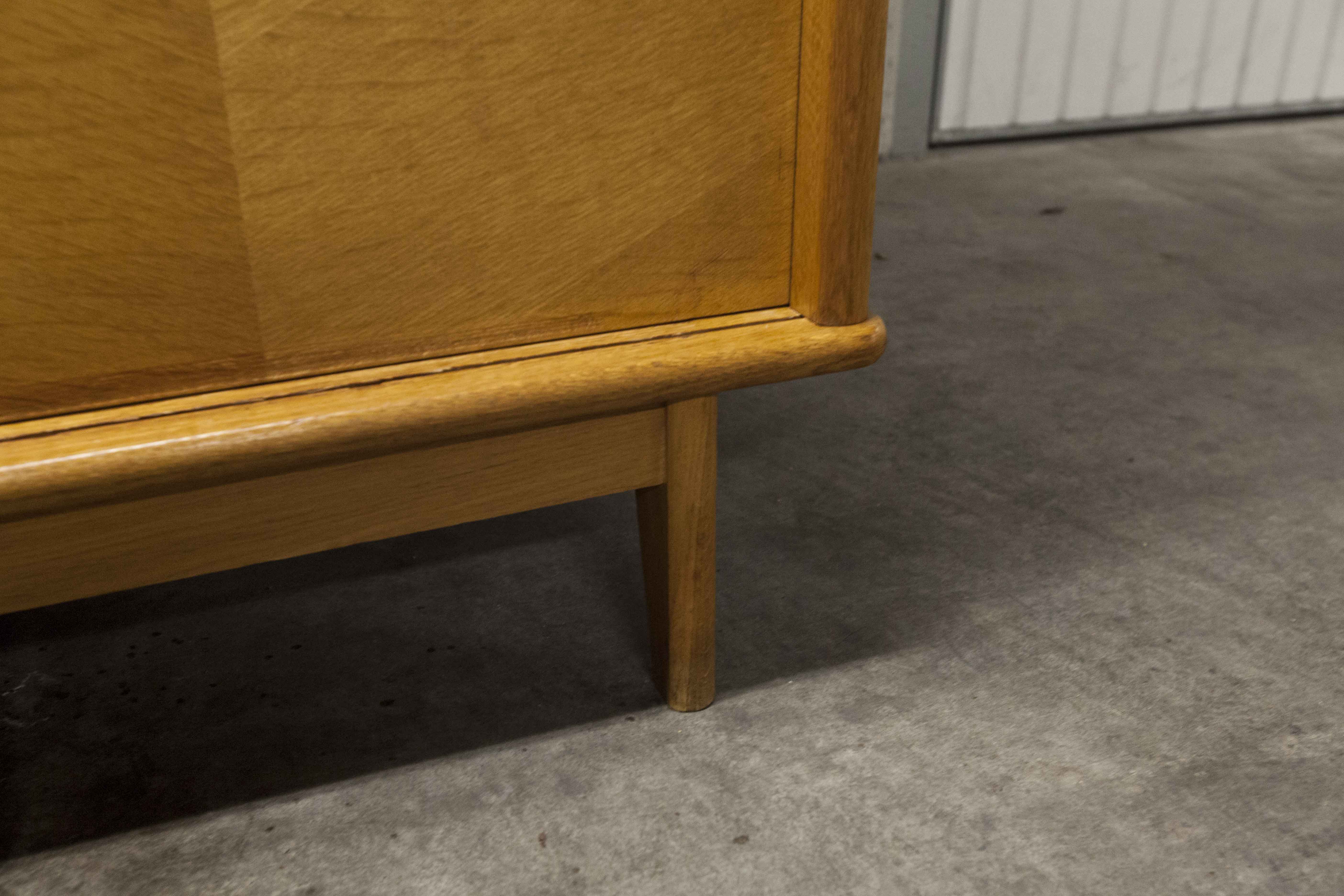 Scandinavian wardrobe 2 sliding doors 1960