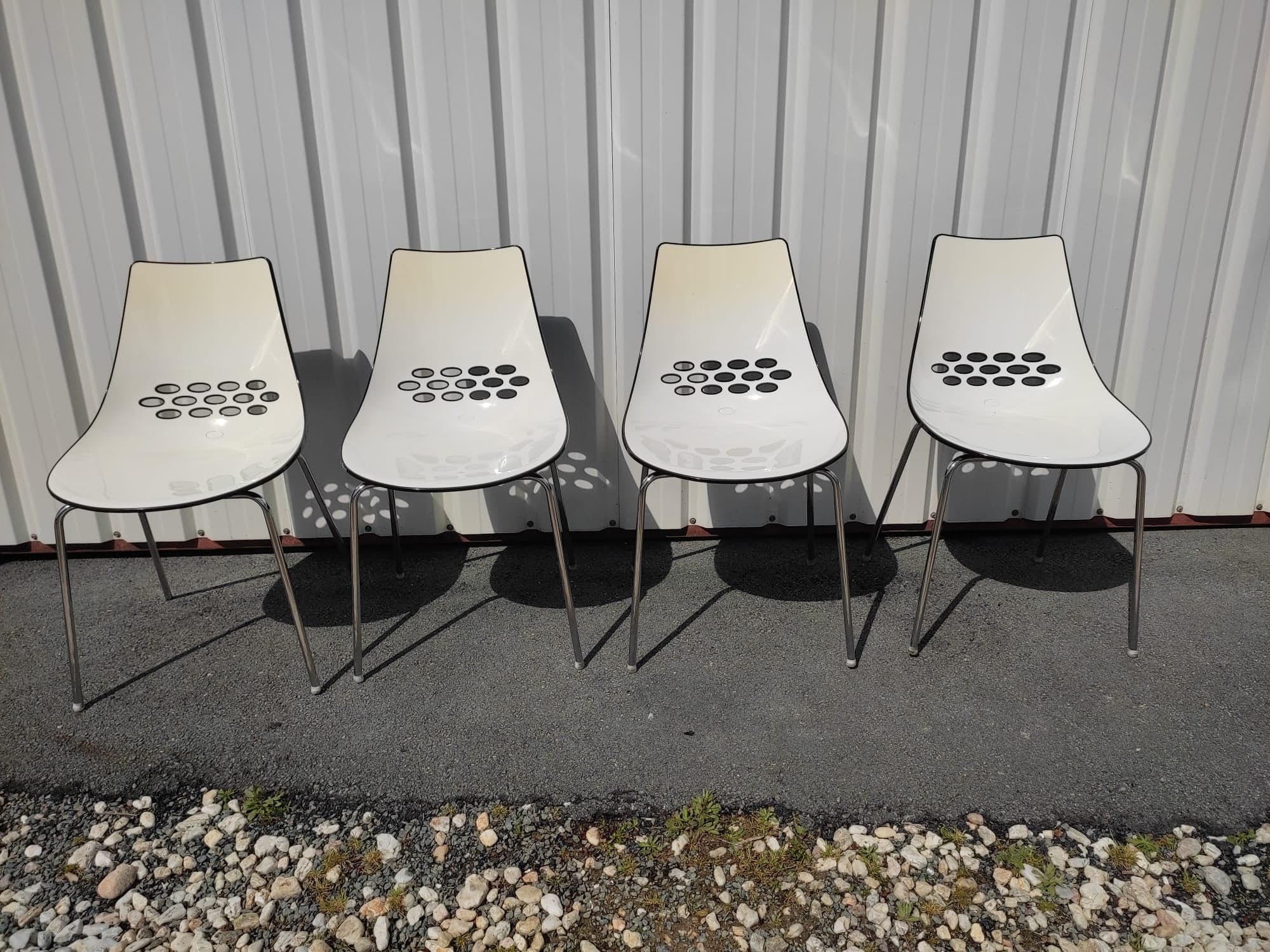 Set of 4 Jam chairs - Calligaris made in Italy
