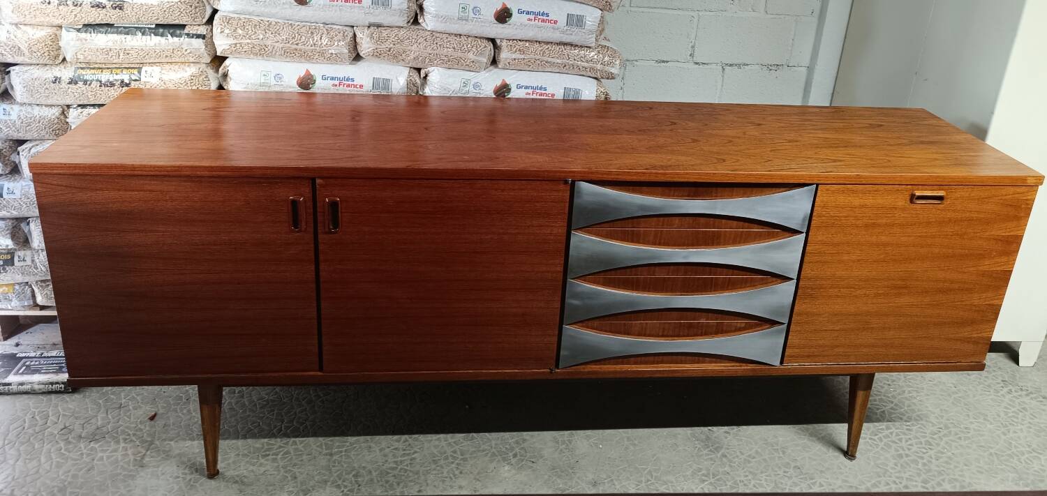 Vintage Scandinavian teak sideboard