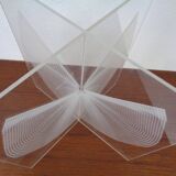 German Wing Object Sculpture in Acrylic Glass by Heinz Mack, 1980