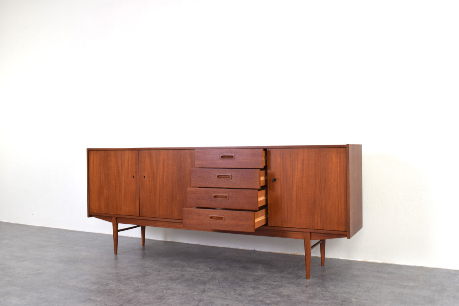Mid-Century Danish Teak Sideboard, 1960s.