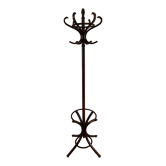 Coat rack parrot vintage brown wood