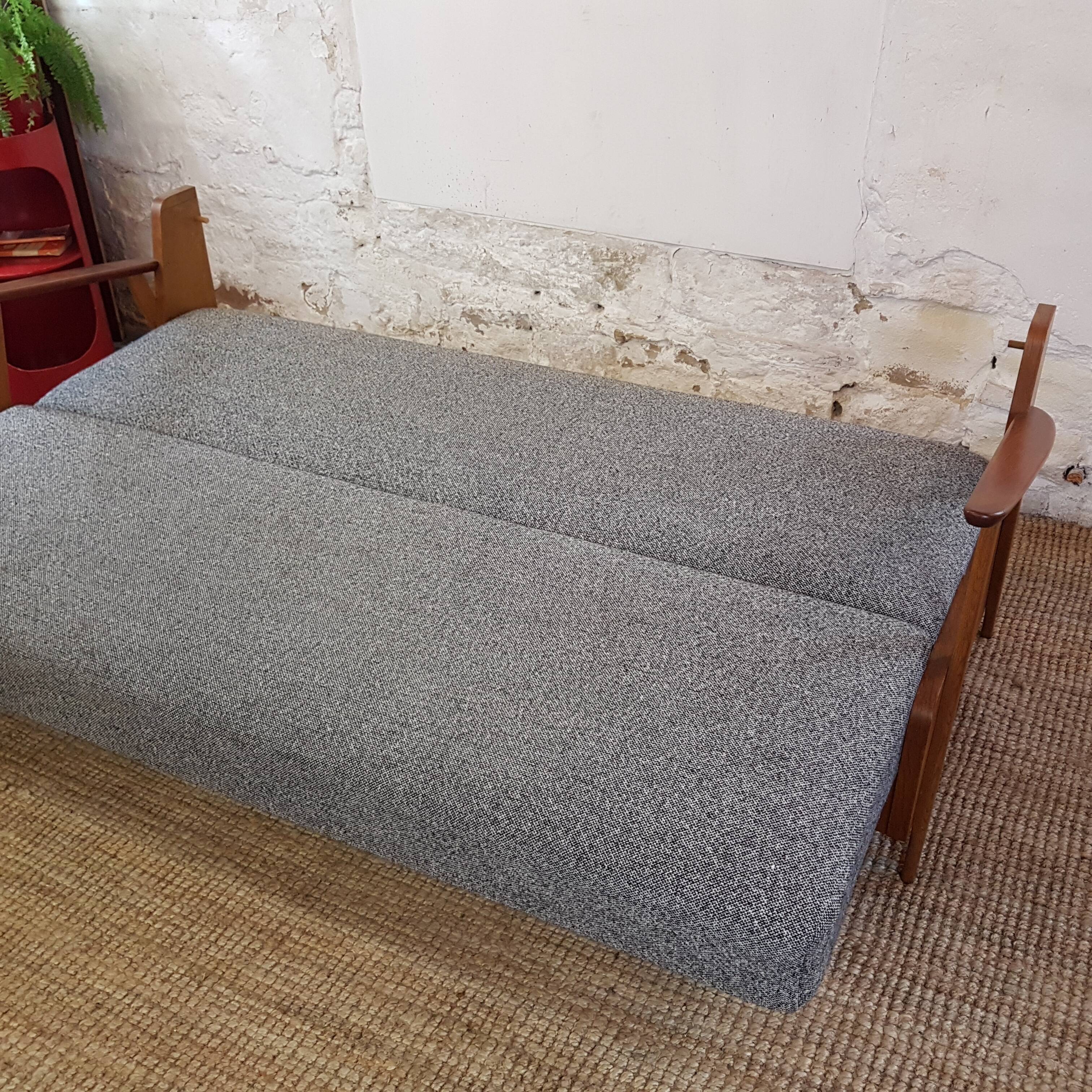 Teak sofa bed