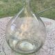 Dame Jeanne, bonbonne, bouteille en verre transparente, verre très épais