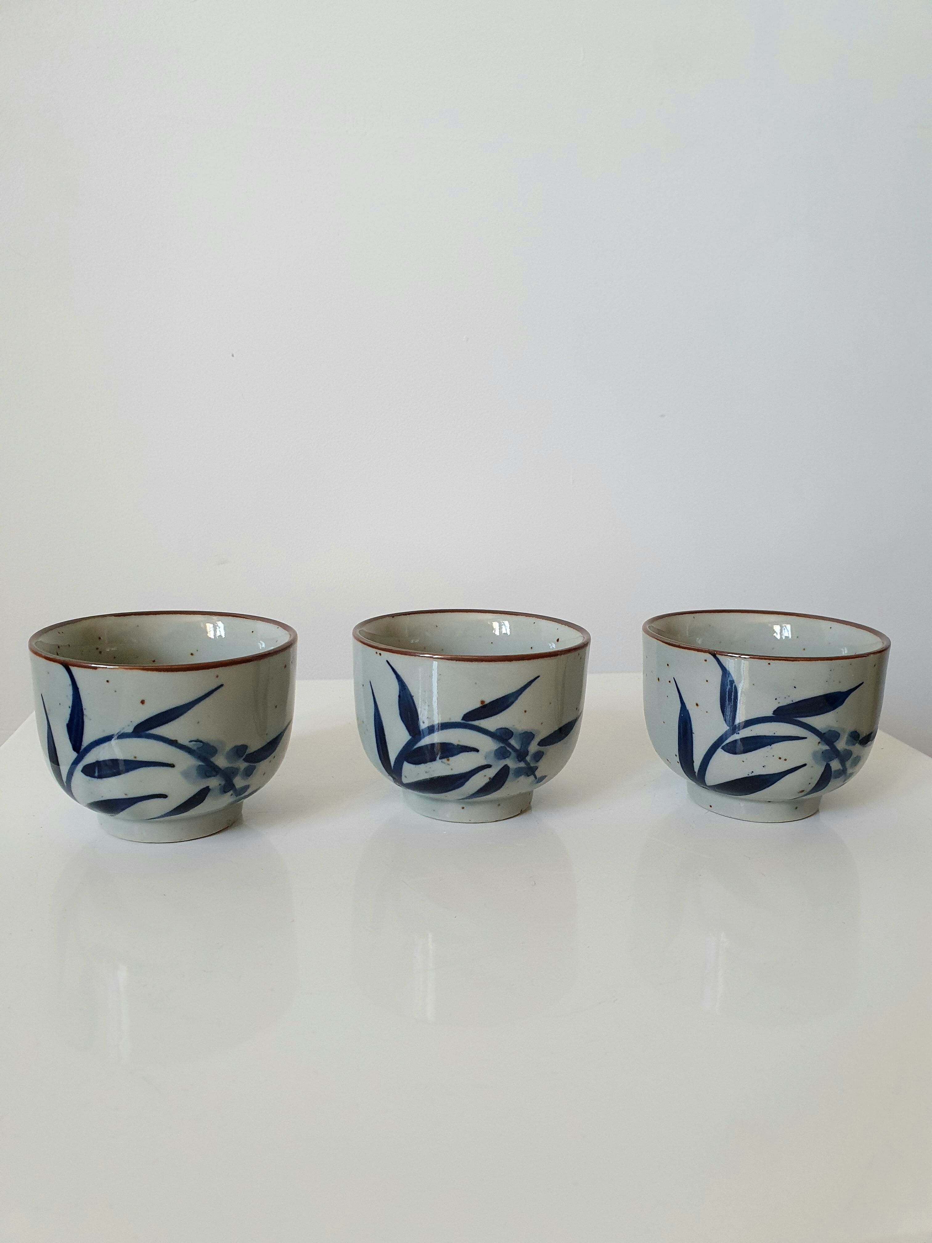 Japanese ceramic tea set