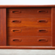 Teak credence of H.P. Hansen Denmark 1950s