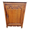 Old sideboard with a wooden door