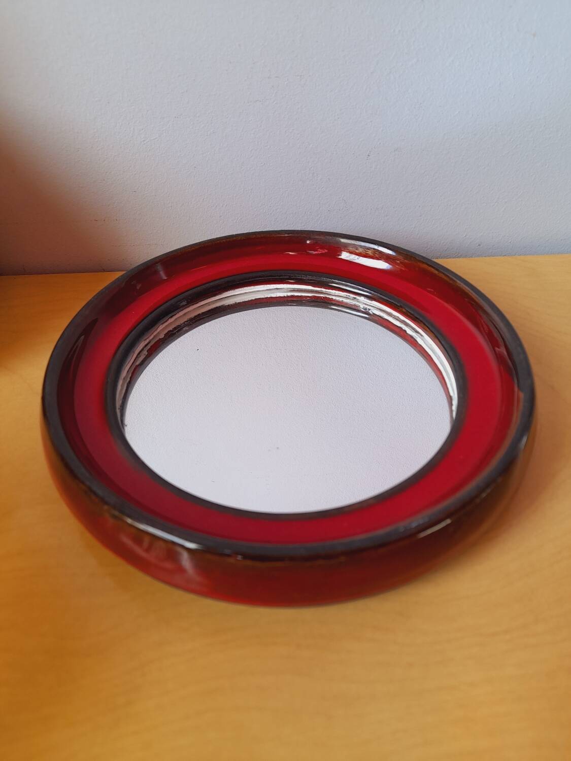 Ceramic enamel mirror from the 60s