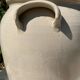 Light beige stoneware jar