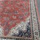 Large Persian burgundy rug in Khorassan wool 250x350cm
