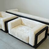 1973 “Cornaro” Sofa & Armchair Set by Carlo Scarpa for Simon